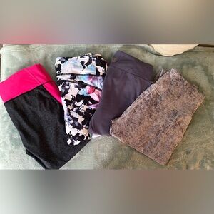 Women’s 4 pairs of cropped leggings